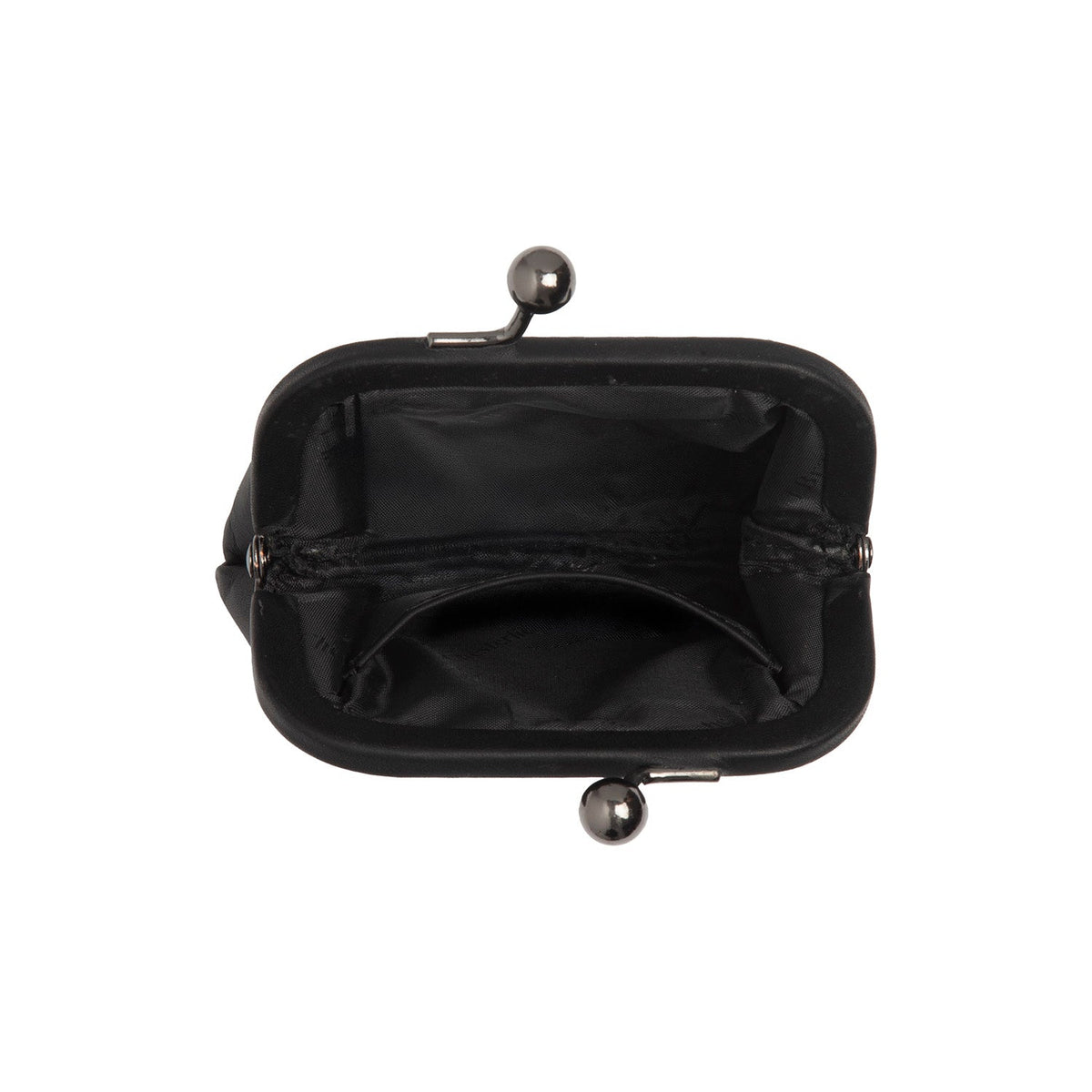 Calvia Full-Grain Leather Wallet for Kvinner - Structured Side Profile Showing Gusset Depth &amp; Expansion Capacity