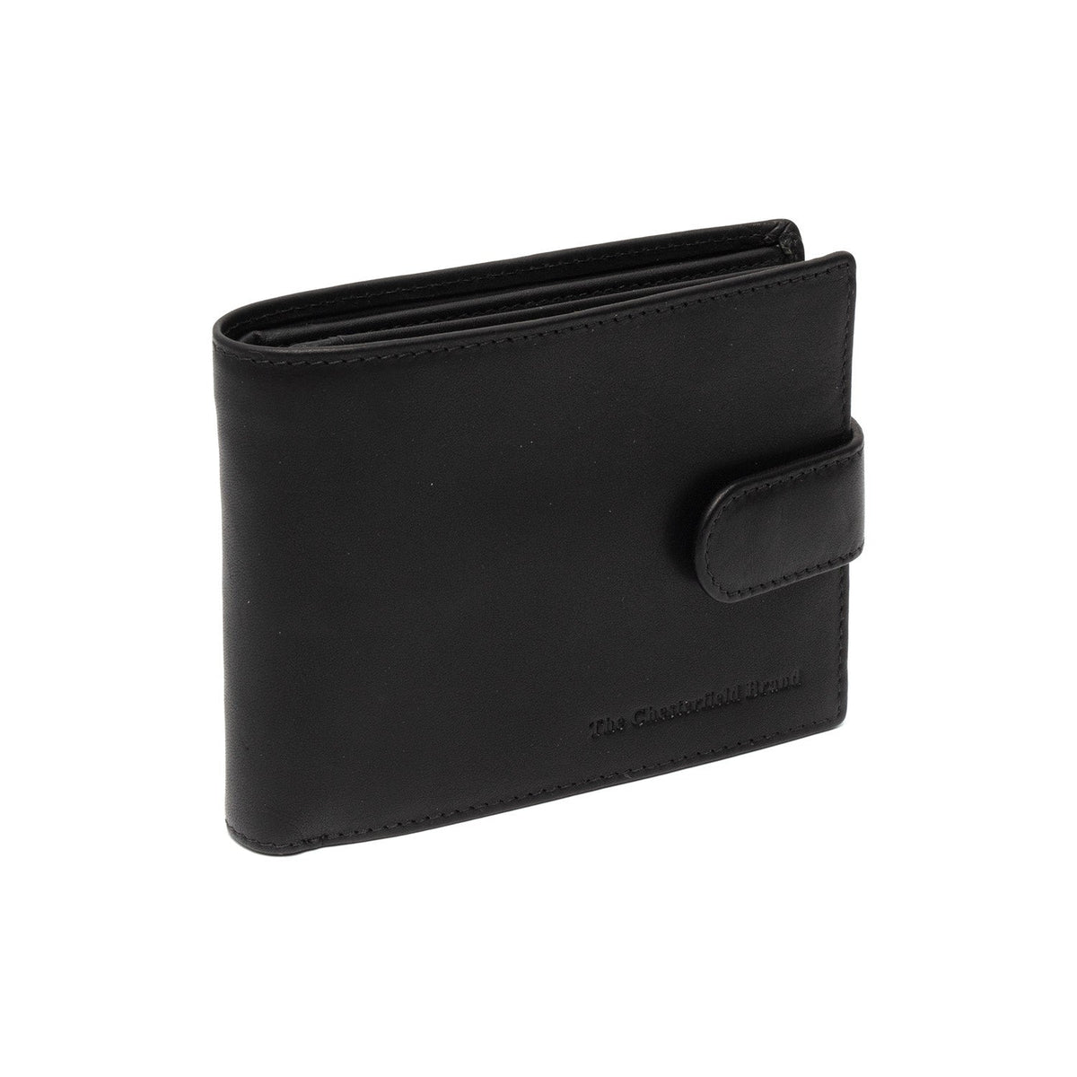 Curtis Full-Grain Leather Wallet for Herre in Classic 100% Full-Grain Leather - Full Exterior Front Profile View | Buy Online