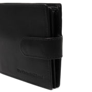 Curtis Full-Grain Leather Wallet for Herre - Structured Side Profile Showing Gusset Depth &amp; Expansion Capacity