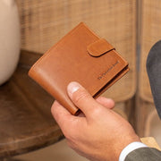 Curtis Full-Grain Leather Wallet for Herre – alternate product view 2