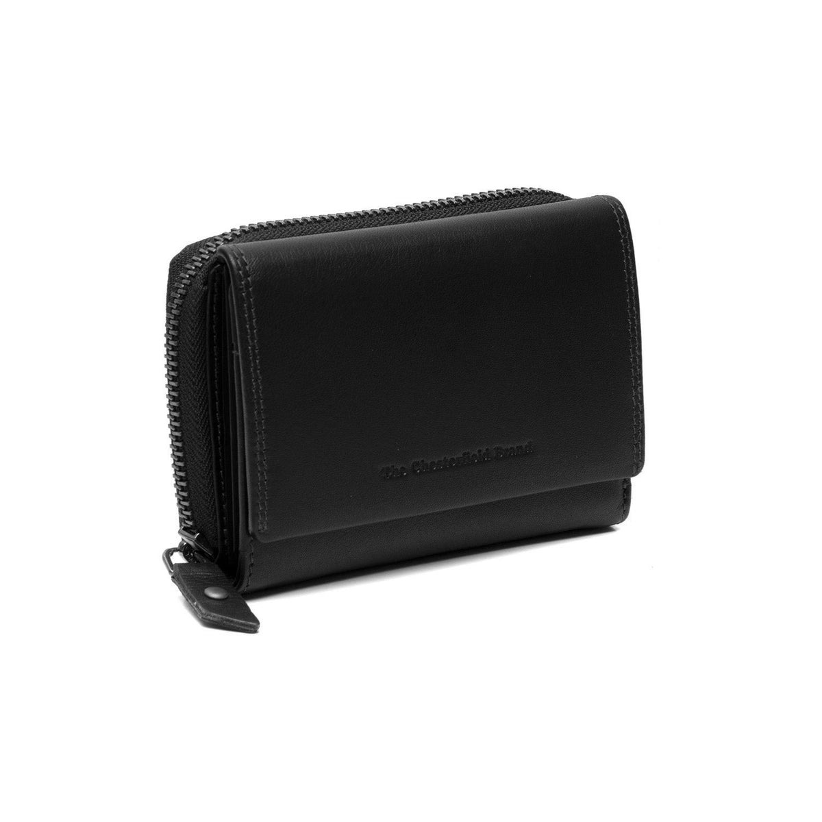 Doniva Full-Grain Leather Wallet for Kvinner in Classic 100% Full-Grain Leather - Full Exterior Front Profile View | Buy Online