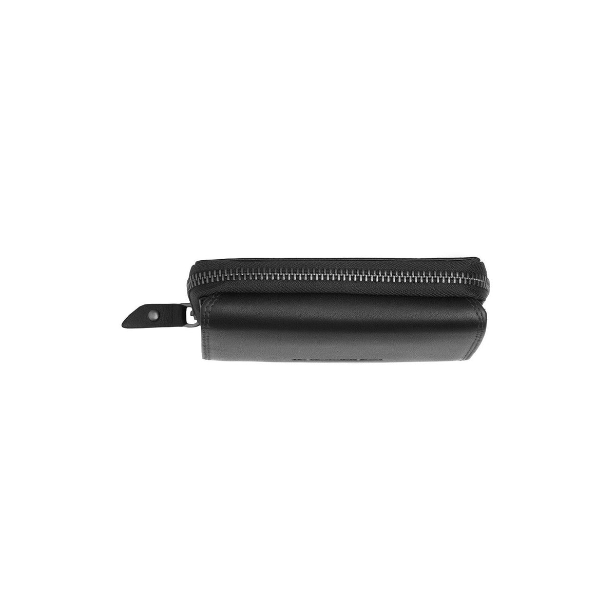 Doniva Full-Grain Leather Wallet for Kvinner - Structured Side Profile Showing Gusset Depth &amp; Expansion Capacity