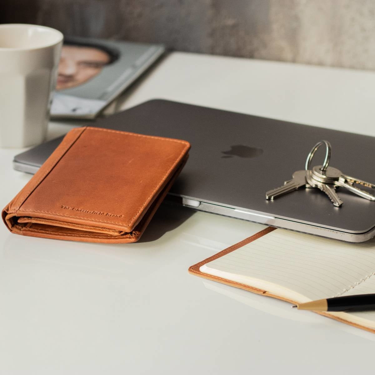 Ethel Full-Grain Leather Wallet for Kvinner – alternate product view 2