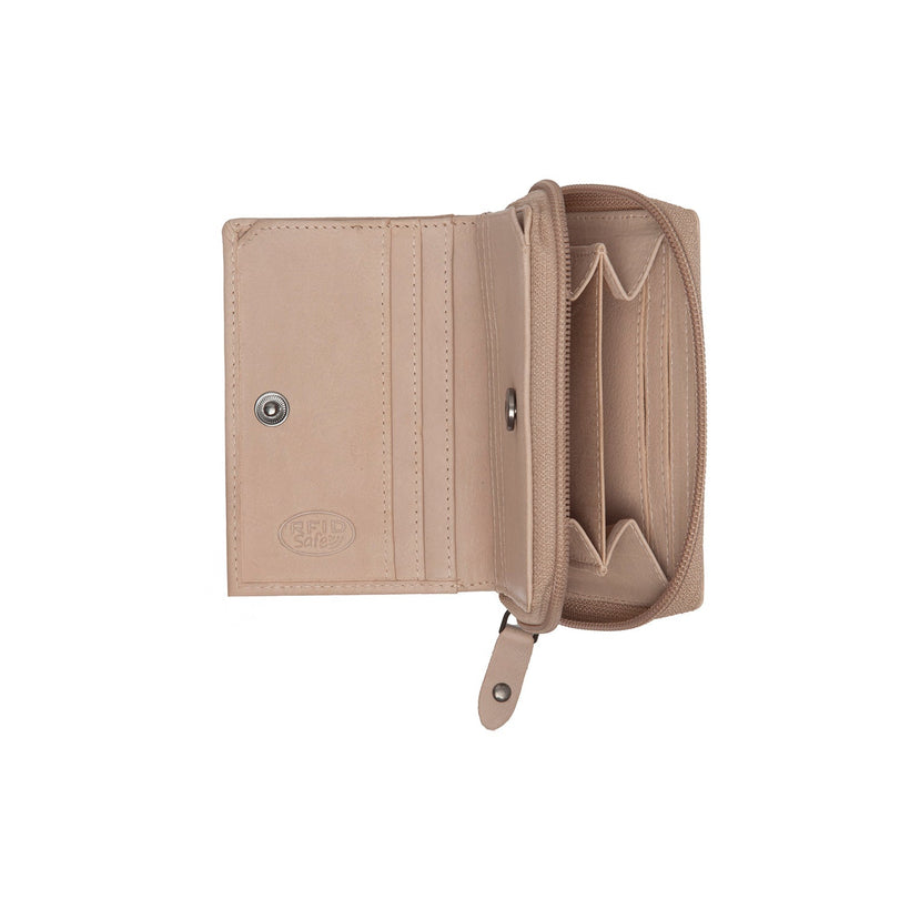 Floren Full-Grain Leather Wallet for Kvinner