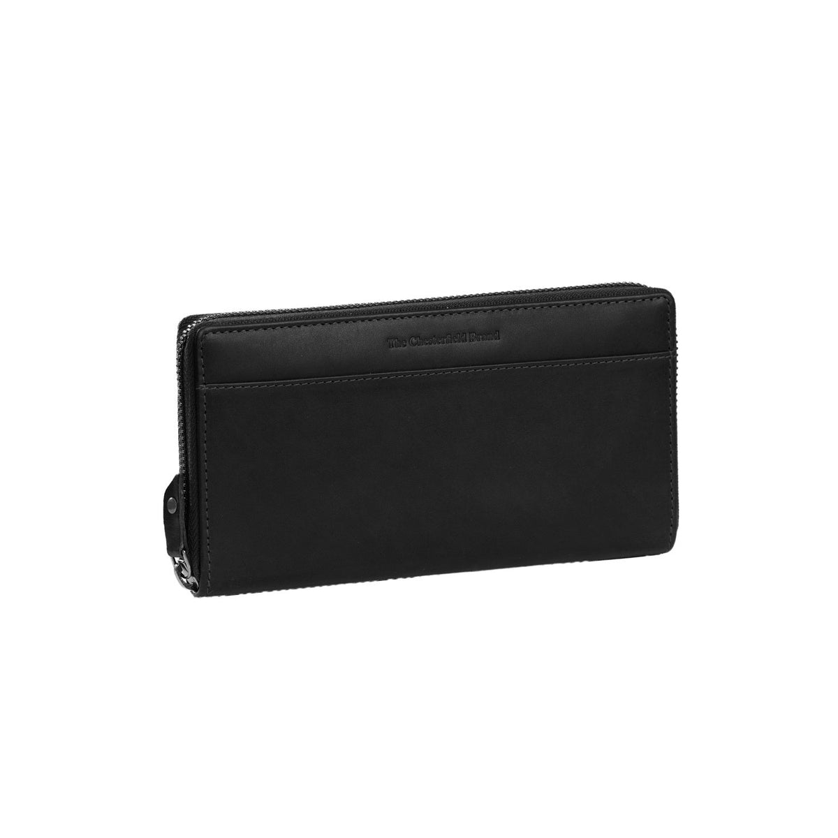 Halle Full-Grain Leather Wallet for Kvinner in Classic 100% Full-Grain Leather - Full Exterior Front Profile View | Buy Online