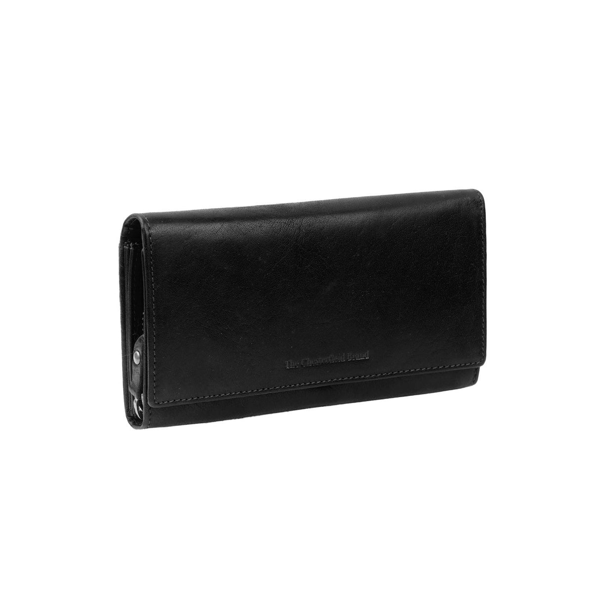 Hampton Full-Grain Leather Wallet for Kvinner in Classic 100% Full-Grain Leather - Full Exterior Front Profile View | Buy Online
