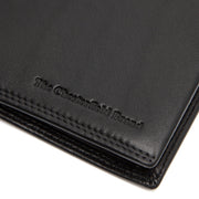 Solid Antique Brass Hardware &amp; Heavy-Duty Dual Zipper Detail on Hanson Full-Grain Leather Wallet for Herre