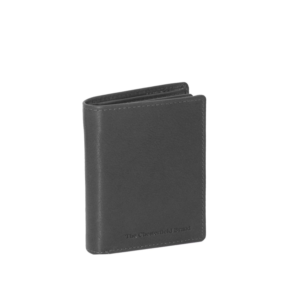 Hereford Full-Grain Leather Wallet for Herre in Classic 100% Full-Grain Leather - Full Exterior Front Profile View | Buy Online