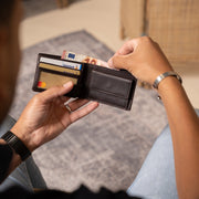Marvin Full-Grain Leather Wallet for Herre – alternate product view 3