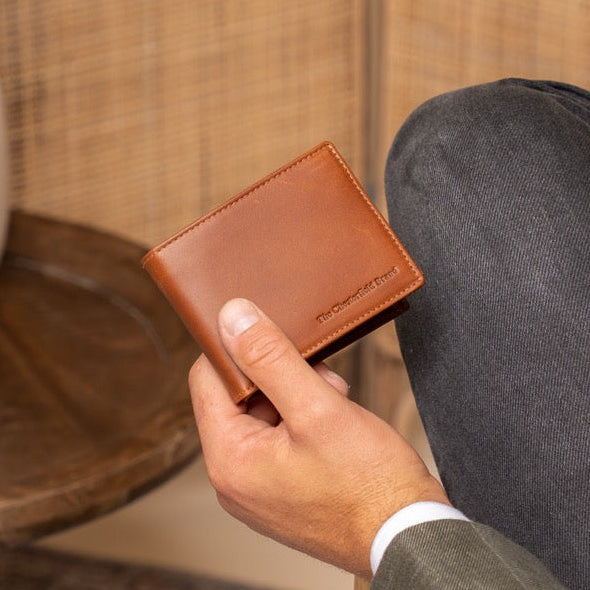 Marvin Full-Grain Leather Wallet for Herre – alternate product view 2