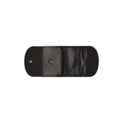 Solid Antique Brass Hardware &amp; Heavy-Duty Dual Zipper Detail on Newton Full-Grain Leather Wallet for Kvinner