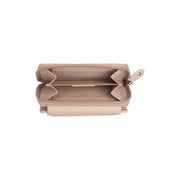 Orveta Full-Grain Leather Wallet for Kvinner - Structured Side Profile Showing Gusset Depth &amp; Expansion Capacity
