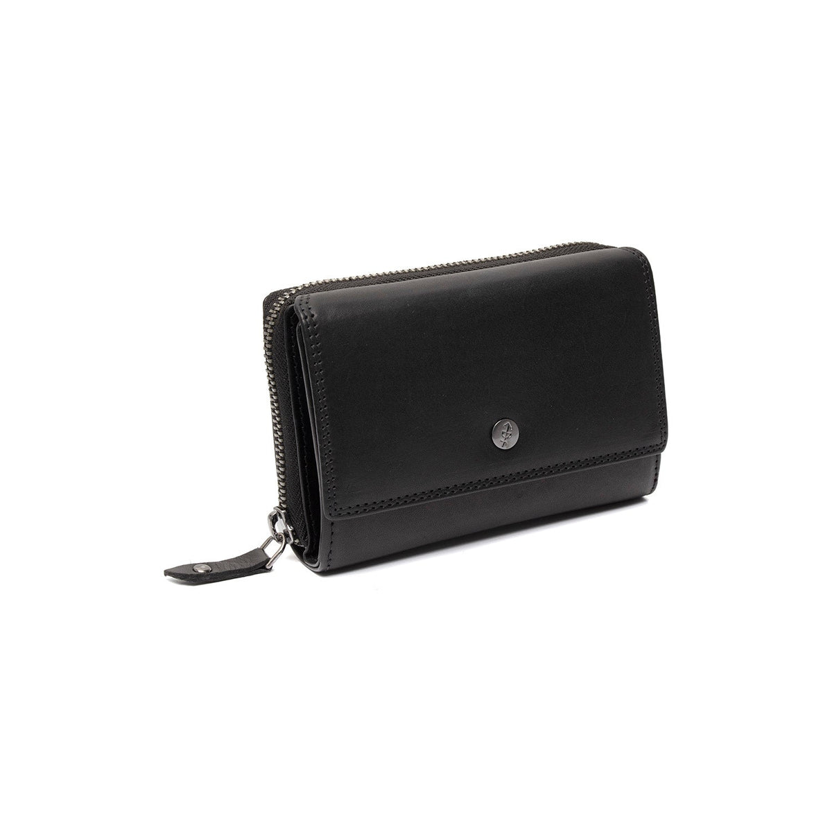 Salviano Full-Grain Leather Wallet for Kvinner in Classic 100% Full-Grain Leather - Full Exterior Front Profile View | Buy Online