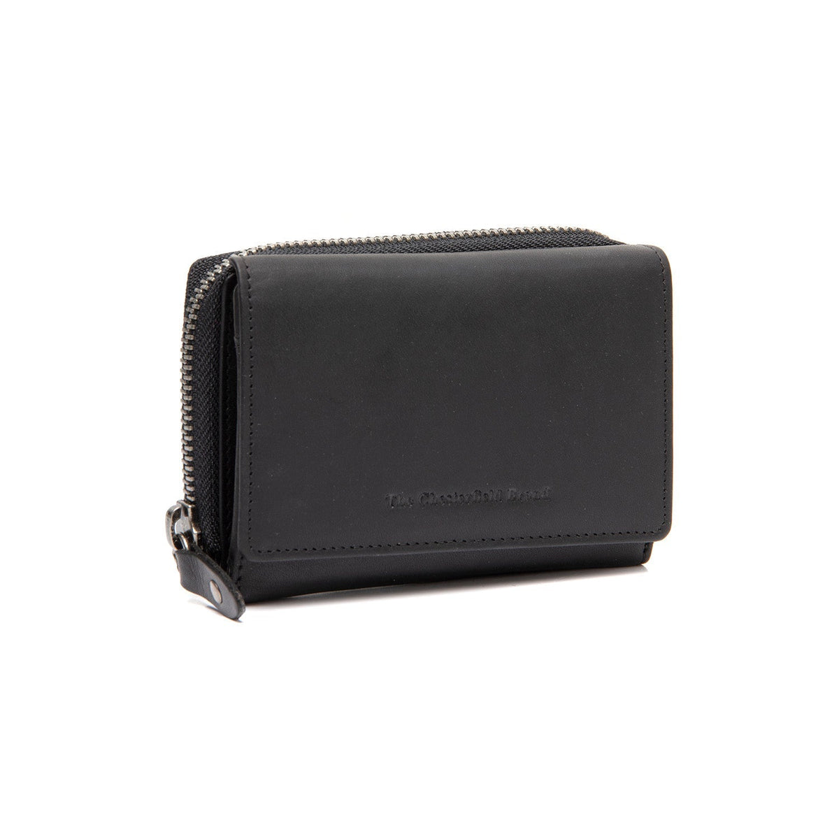 Sorraia Full-Grain Leather Wallet for Kvinner in Classic 100% Full-Grain Leather - Full Exterior Front Profile View | Buy Online