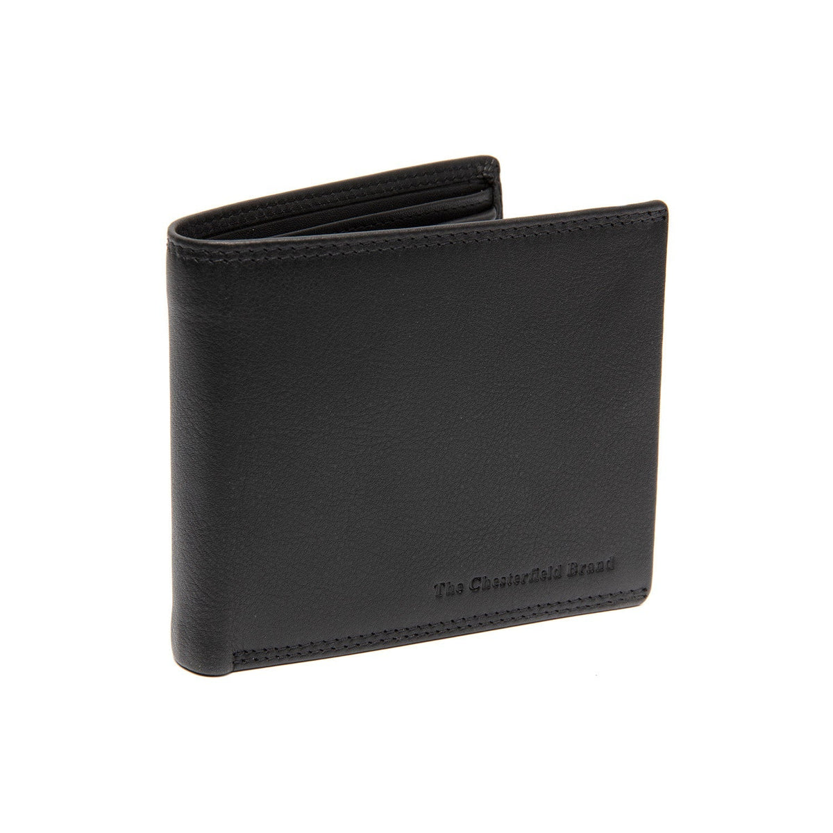 Stephens Full-Grain Leather Wallet for Herre in Classic 100% Full-Grain Leather - Full Exterior Front Profile View | Buy Online