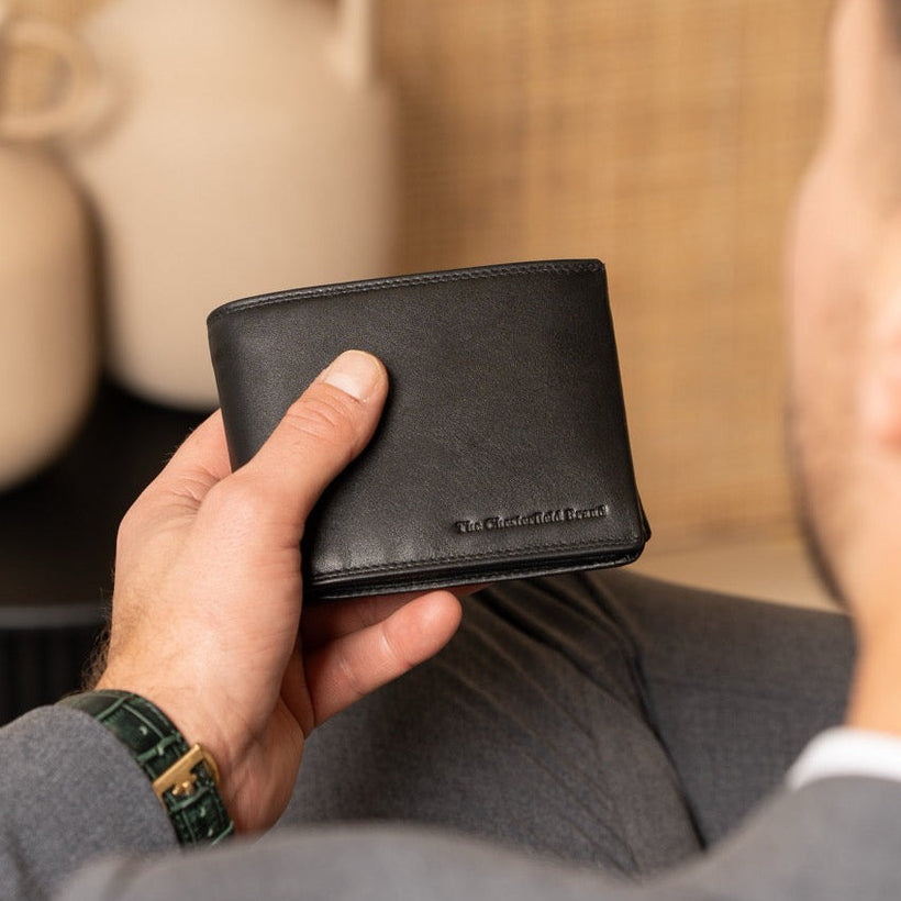 Stephens Full-Grain Leather Wallet for Herre