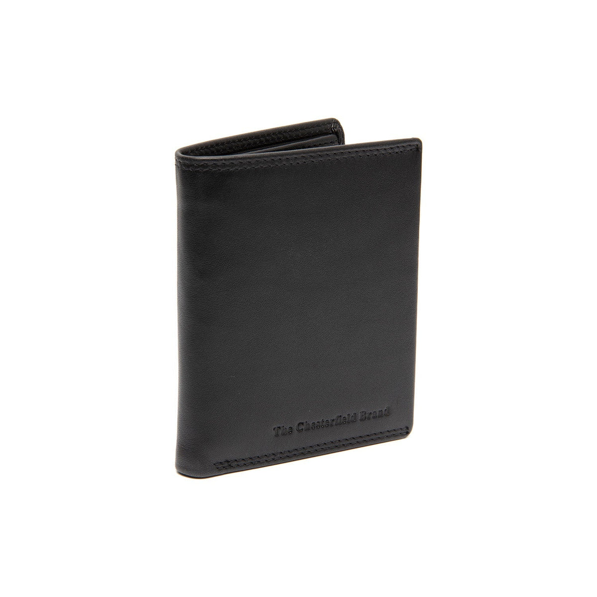 Vincent Full-Grain Leather Wallet for Herre in Classic 100% Full-Grain Leather - Full Exterior Front Profile View | Buy Online