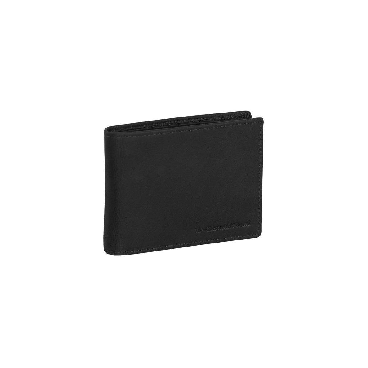 Walid Full-Grain Leather Wallet for Herre in Classic 100% Full-Grain Leather - Full Exterior Front Profile View | Buy Online