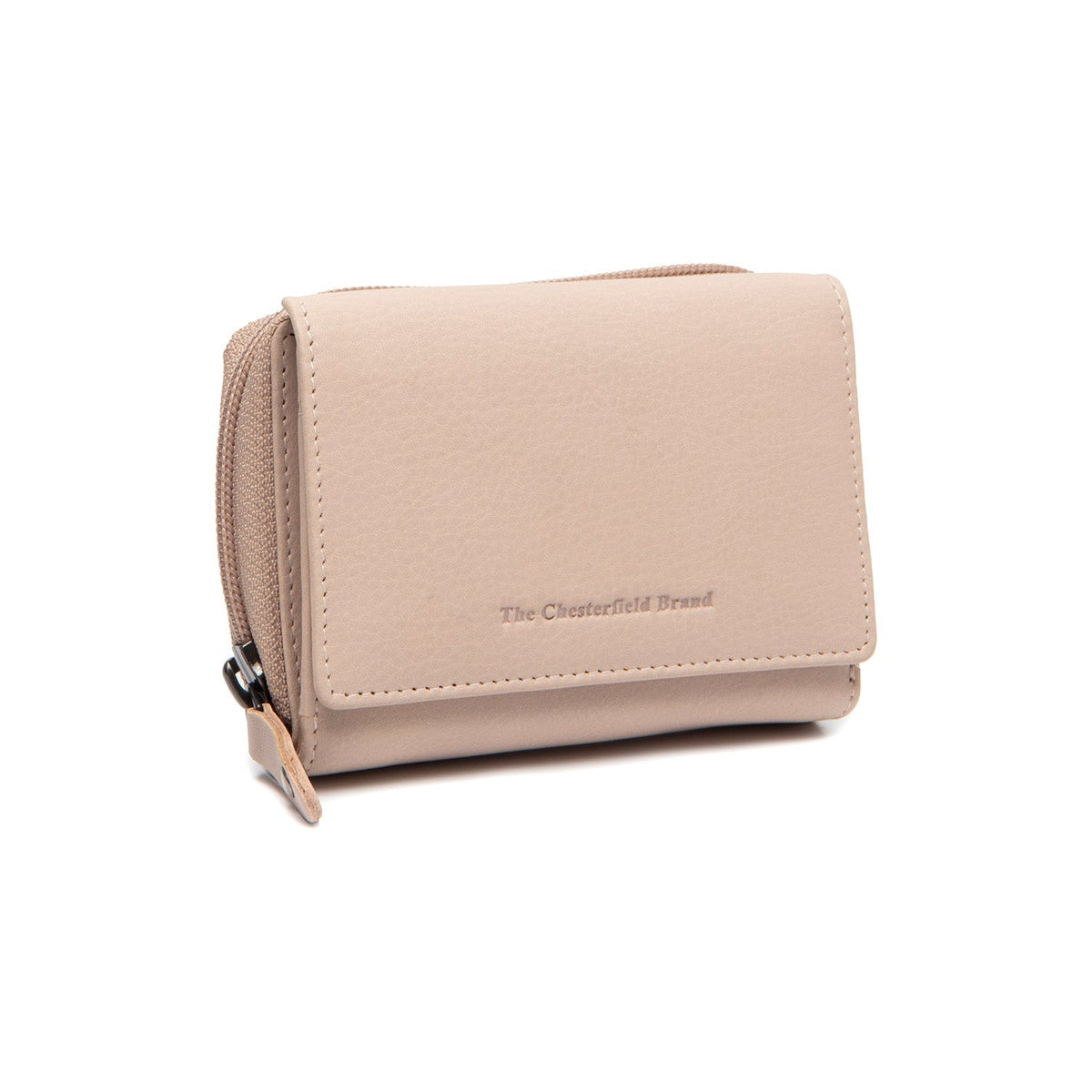 Zelan Full-Grain Leather Wallet for Kvinner in Classic 100% Full-Grain Leather - Full Exterior Front Profile View | Buy Online