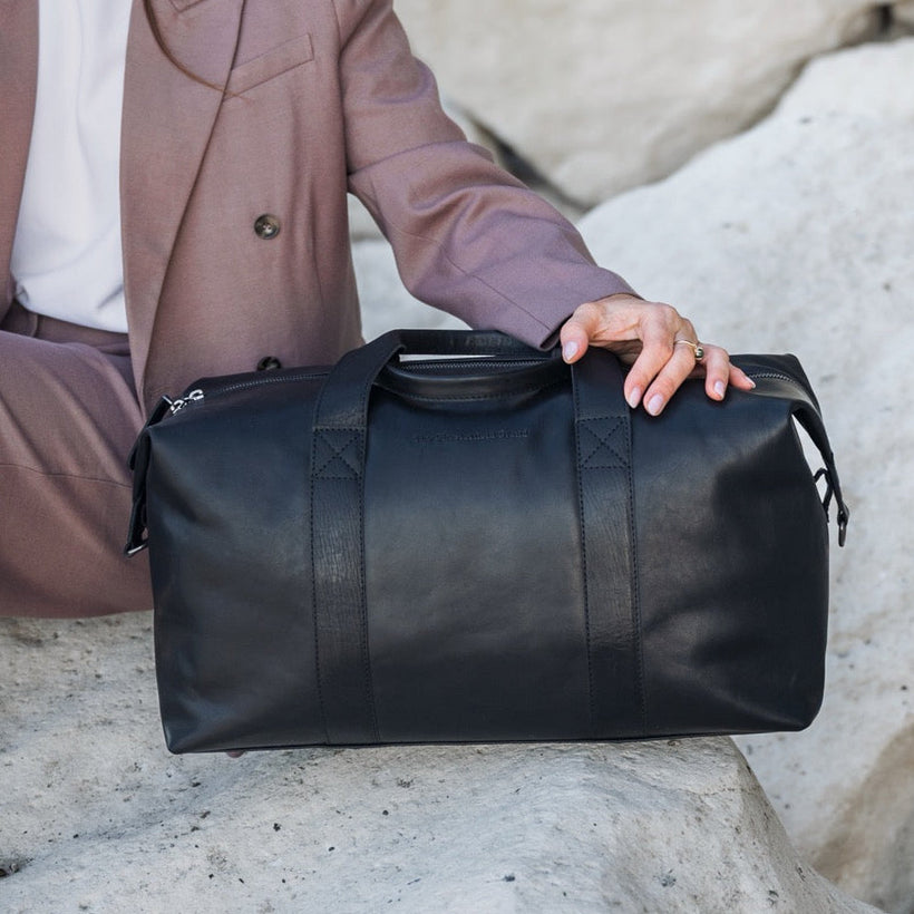 Conor Full-Grain Leather Weekender Bag for Kvinner
