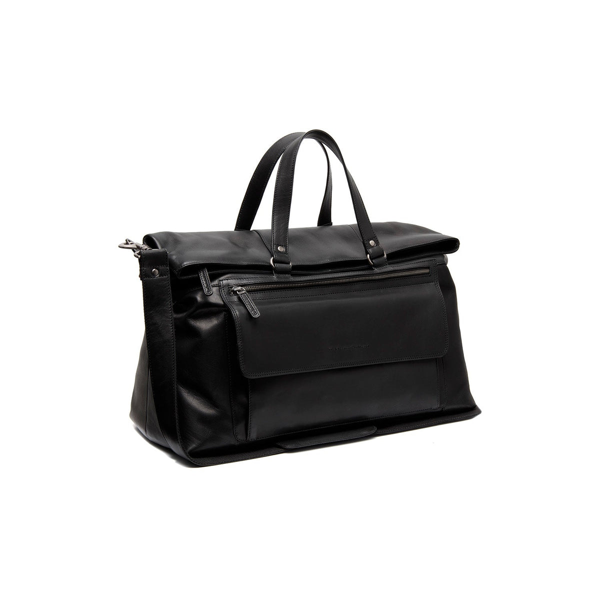 Lazio Full-Grain Leather Weekender Bag for Kvinner in Classic 100% Full-Grain Leather - Full Exterior Front Profile View | Buy Online