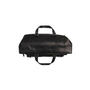 Lazio Full-Grain Leather Weekender Bag for Kvinner - Structured Side Profile Showing Gusset Depth &amp; Expansion Capacity