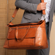 Lazio Full-Grain Leather Weekender Bag for Kvinner – alternate product view 2