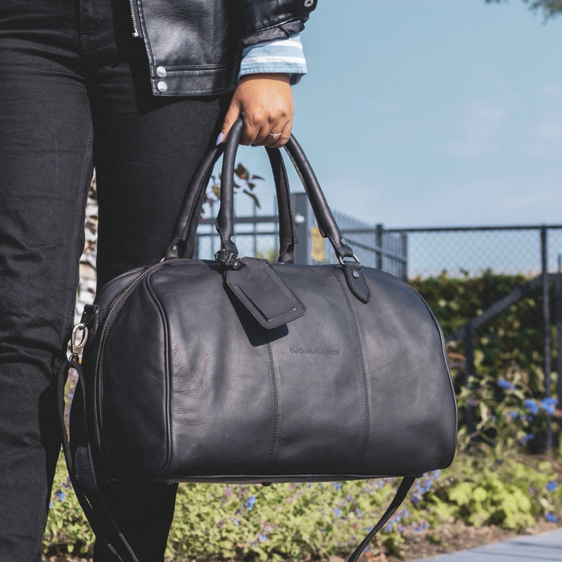 Liam Full-Grain Leather Weekender Bag for Kvinner