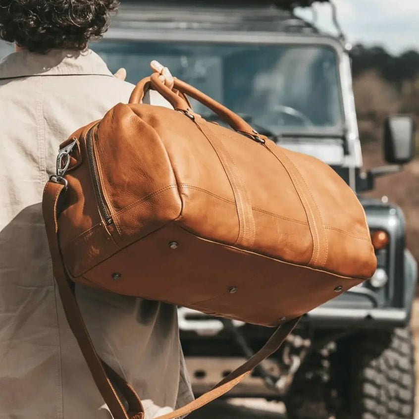 Melbourne Full-Grain Leather Weekender Bag for Kvinner – alternate product view 2