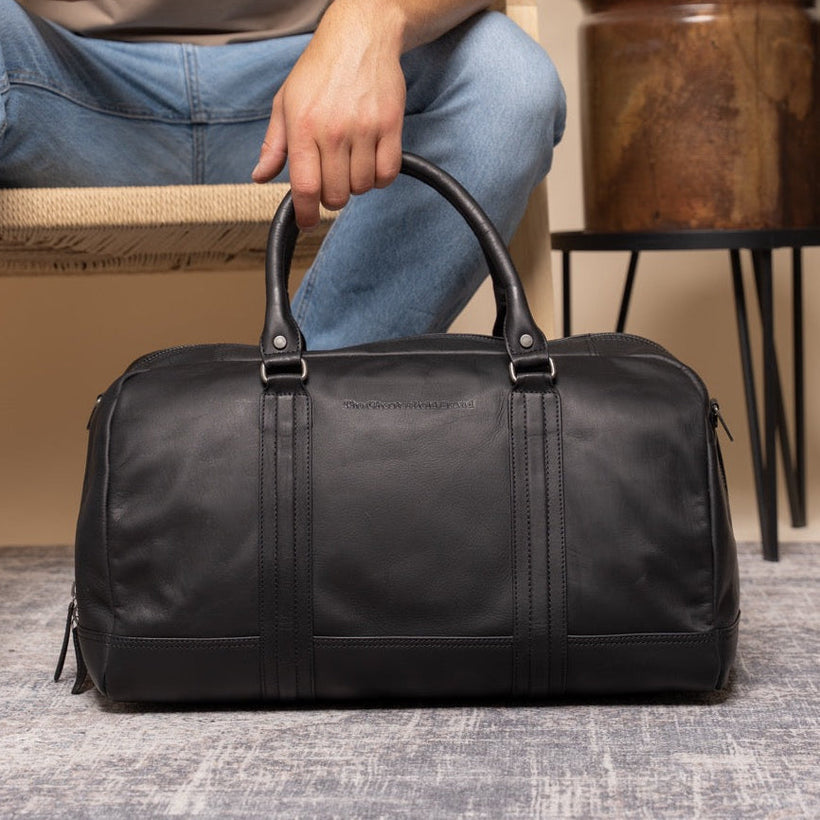 Perth Full-Grain Leather Weekender Bag for Kvinner