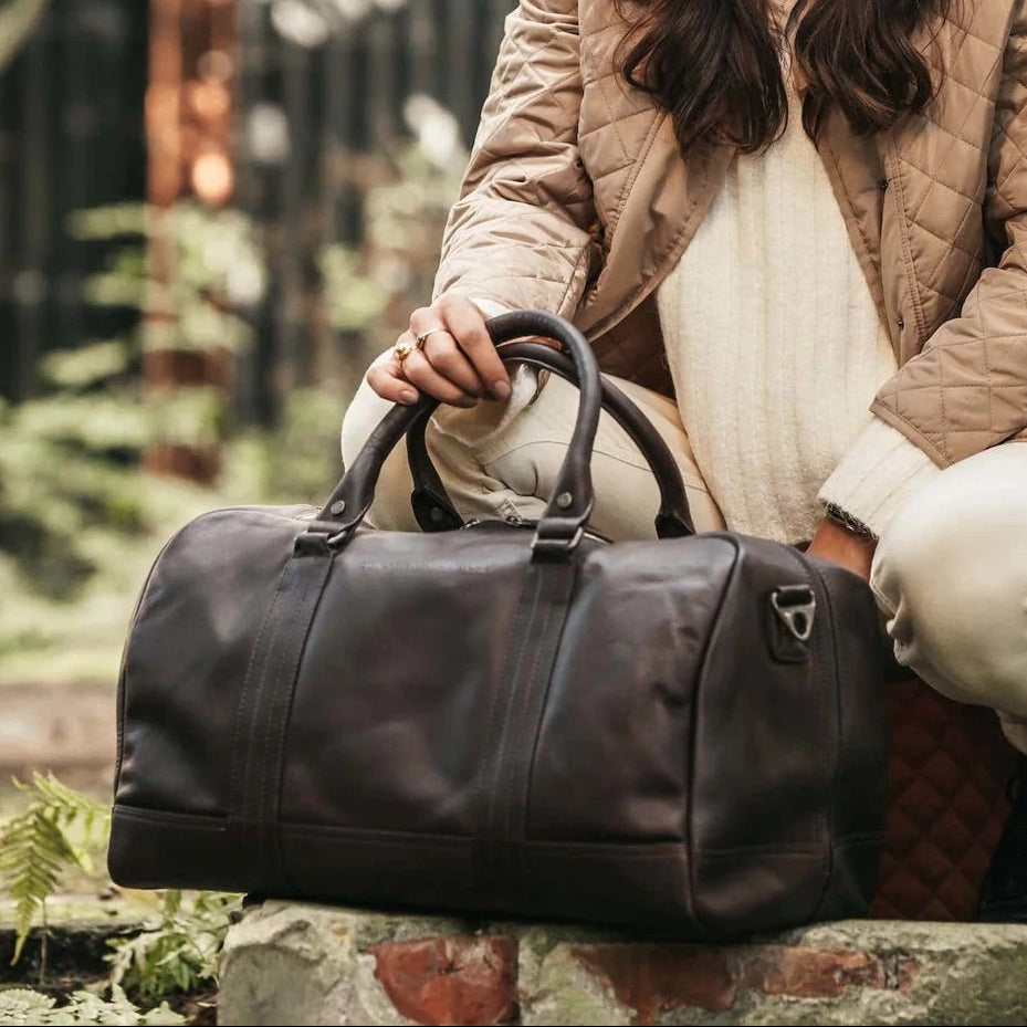 Perth Full-Grain Leather Weekender Bag for Kvinner – alternate product view 2