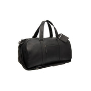 Rivaro Full-Grain Leather Weekender Bag for Kvinner in Classic 100% Full-Grain Leather - Full Exterior Front Profile View | Buy Online
