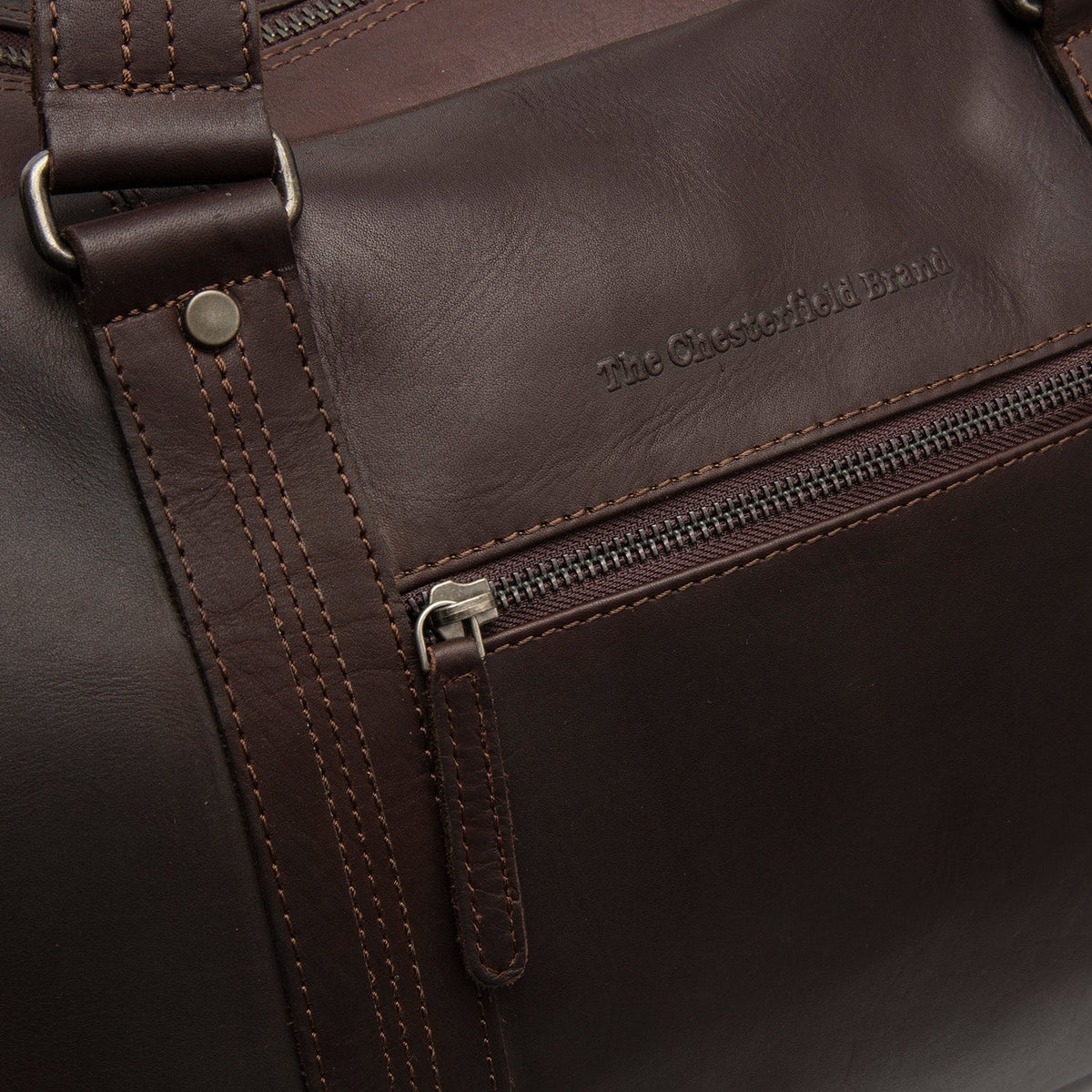 Rivaro Full-Grain Leather Weekender Bag for Kvinner – alternate product view 3