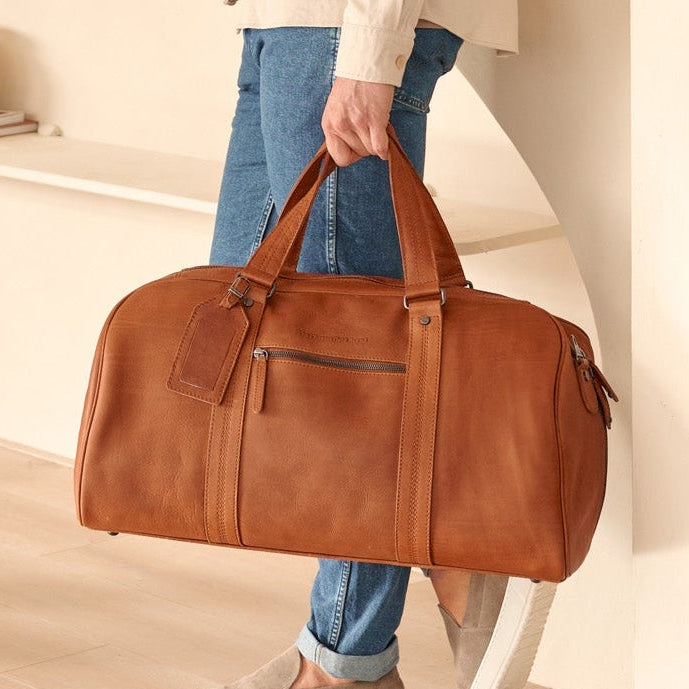 Rivaro Full-Grain Leather Weekender Bag for Kvinner – alternate product view 2
