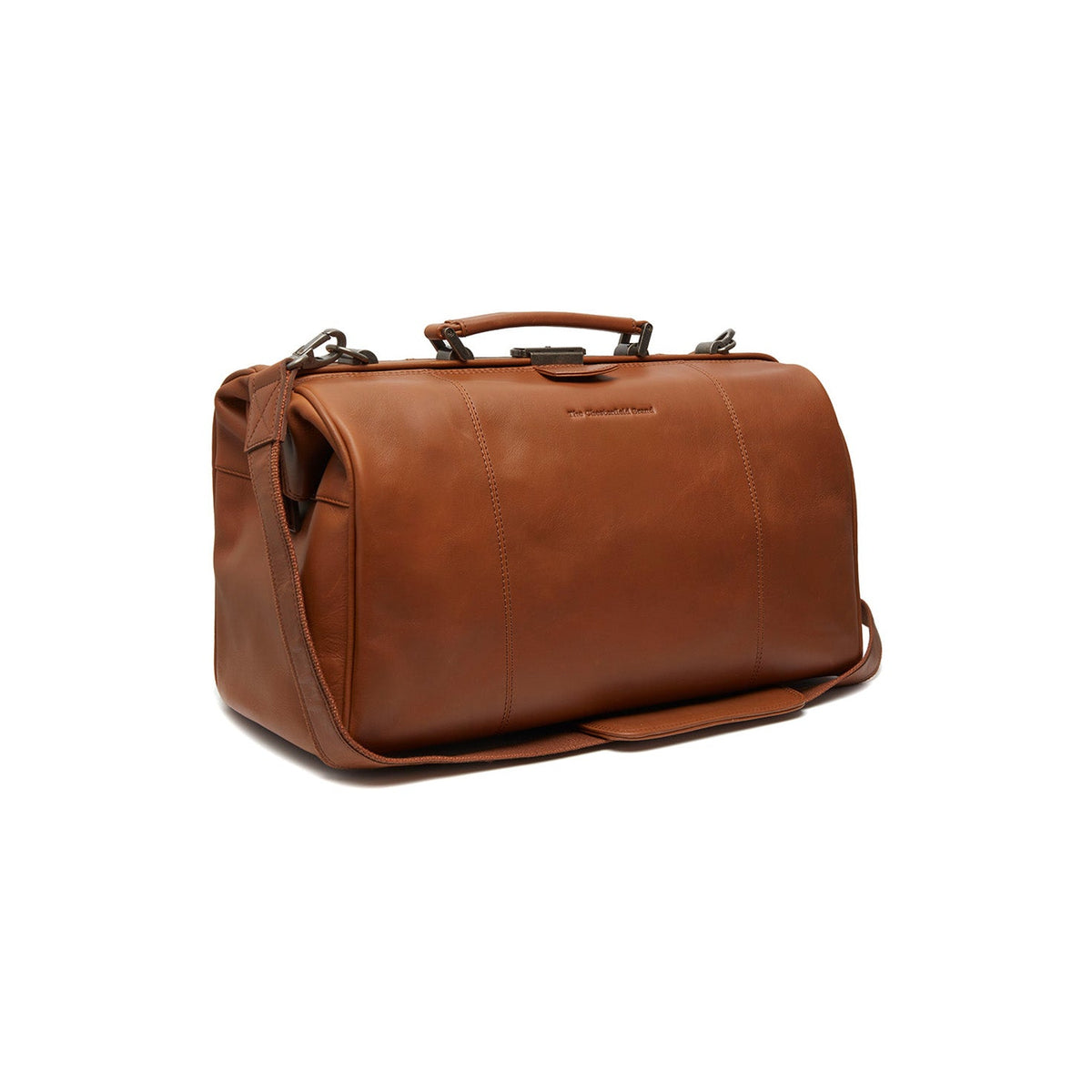 Texel Full-Grain Leather Weekender Bag for Kvinner in Classic 100% Full-Grain Leather - Full Exterior Front Profile View | Buy Online