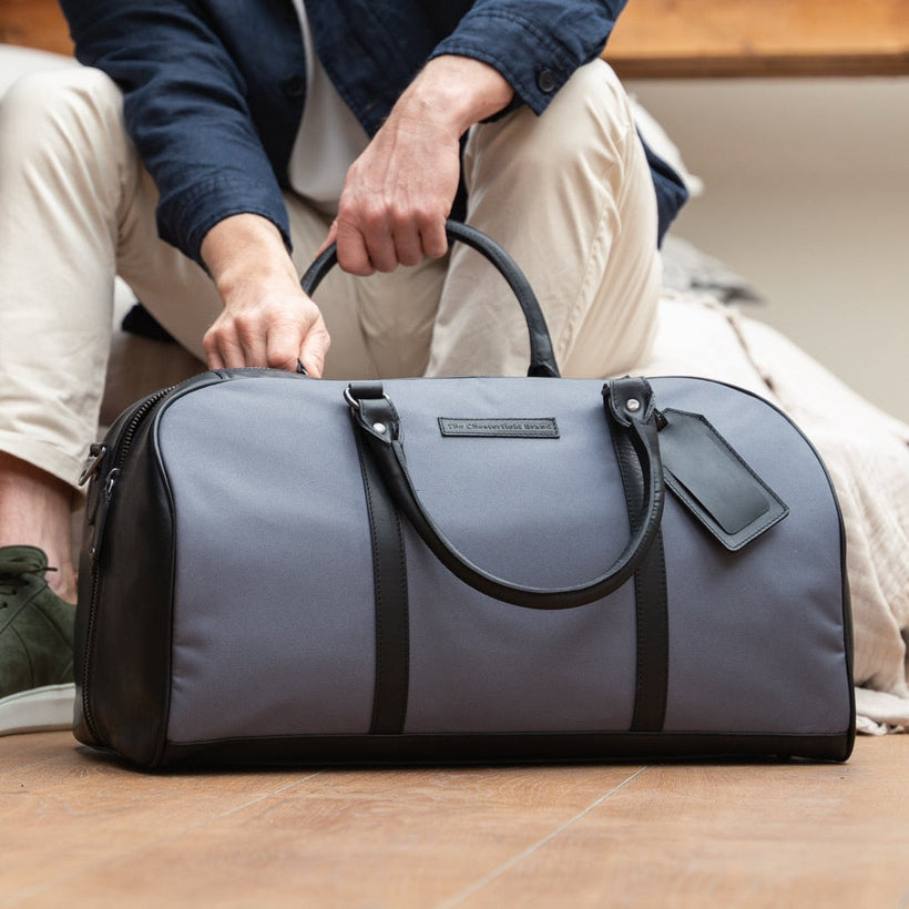 Tornio Full-Grain Leather Weekender Bag for Kvinner