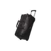 Leather Weekender Trolley Jayven for Kvinner in Classic 100% Full-Grain Leather - Full Exterior Front Profile View | Buy Online