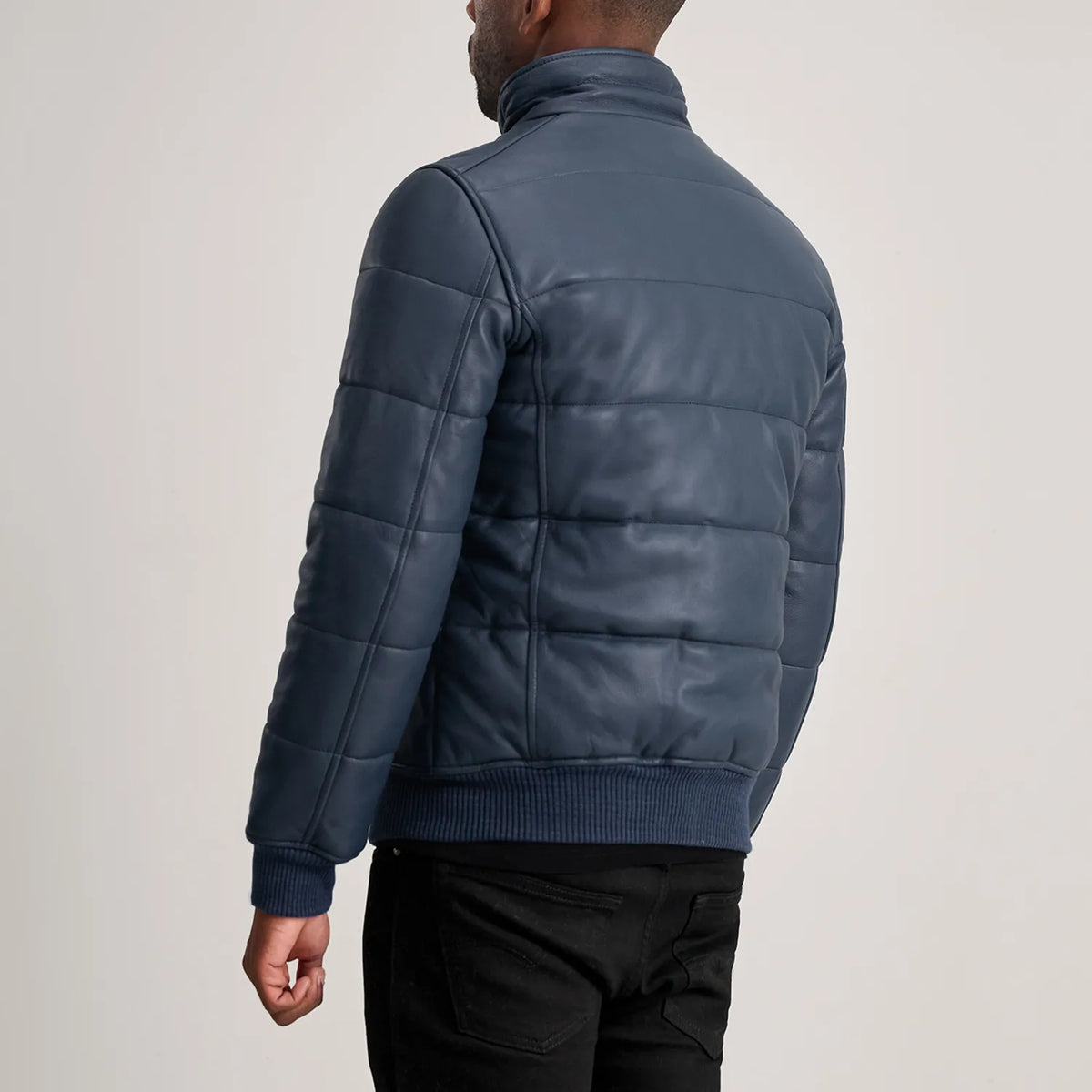 Lucas Bomberjakke i Skinn for Herre – alternate product view 5