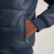 Lucas Bomberjakke i Skinn for Herre – alternate product view 6