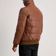 Lucas Bomberjakke i Skinn for Herre – alternate product view 5