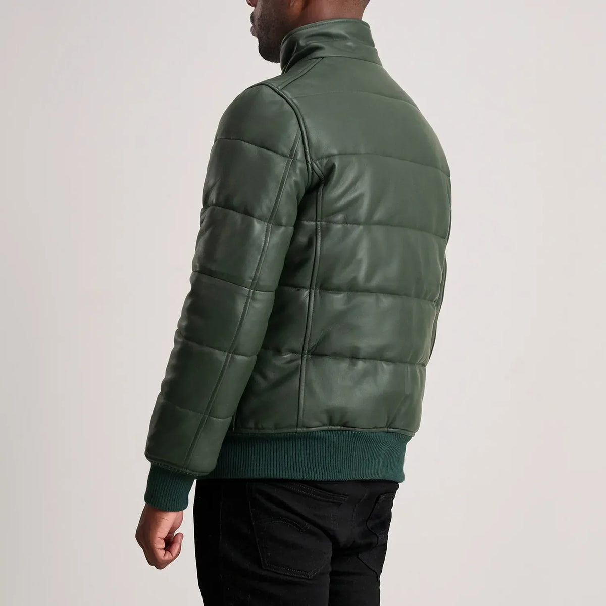 Lucas Bomberjakke i Skinn for Herre – alternate product view 5