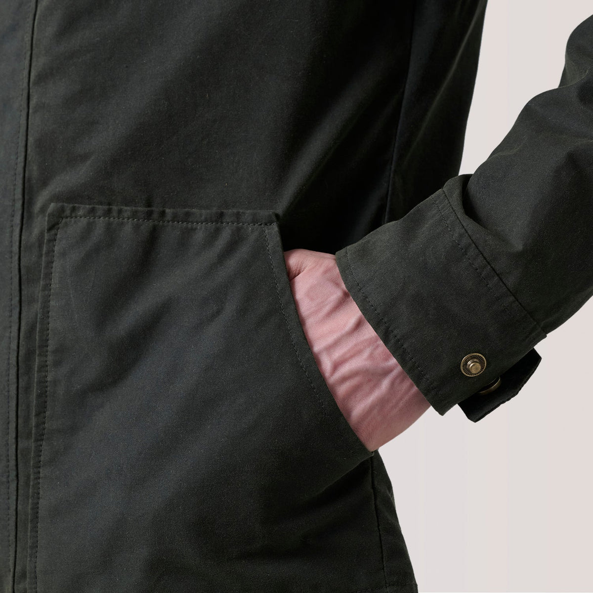 Interior View Showing Flannel &amp; Dual Inside Utility Storage Pockets