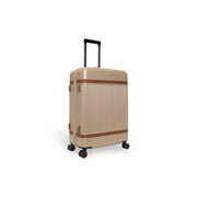 Medium Suitcase Zuna for Kvinner in Classic 100% Full-Grain Leather - Front Profile View &amp; Tailored Silhouette | Buy Online