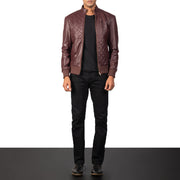 Moda Bomberjakke i Skinn for Herre – alternate product view 4