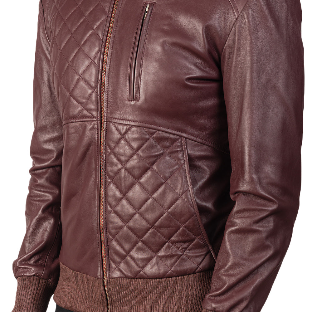 Moda Bomberjakke i Skinn for Herre – alternate product view 5