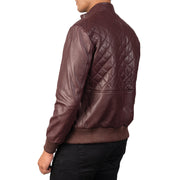 Moda Bomberjakke i Skinn for Herre – alternate product view 6