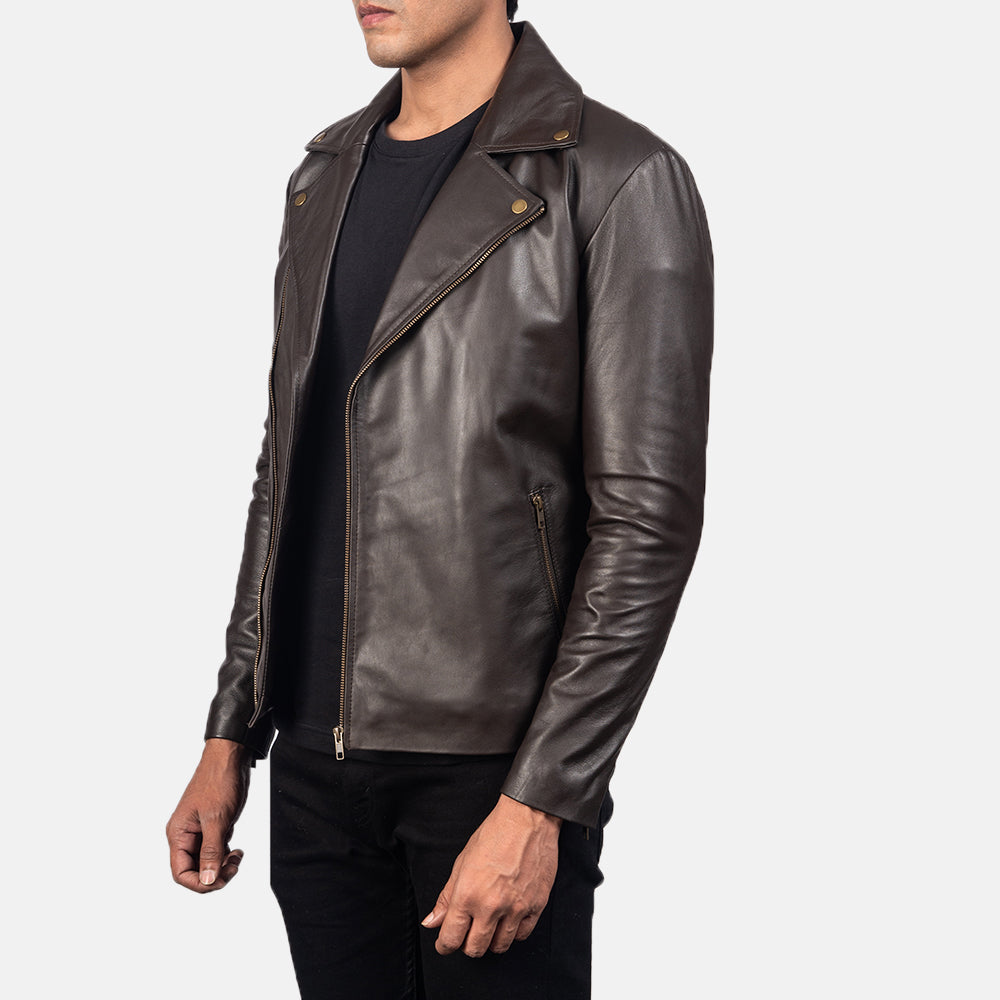 Noah Bikerjakke i Skinn for Herre – alternate product view 2