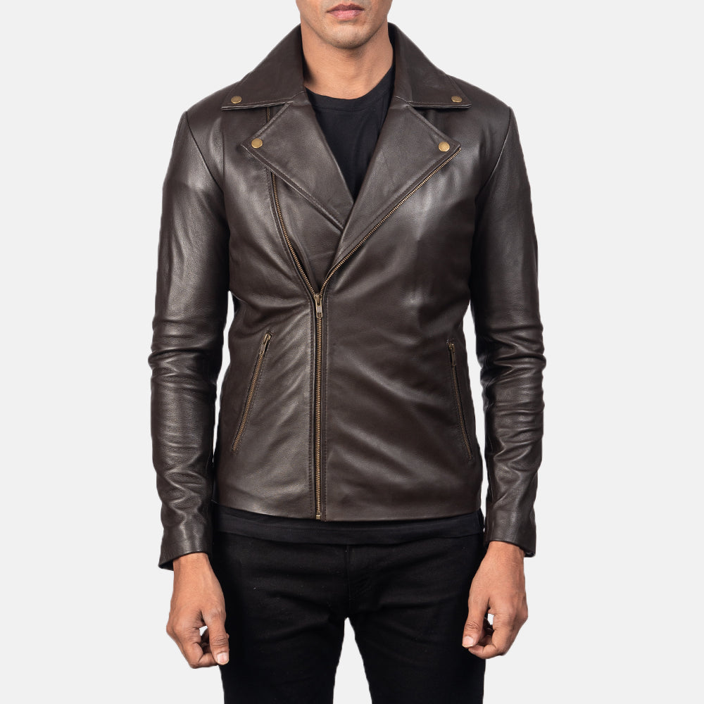 Noah Bikerjakke i Skinn for Herre – alternate product view 3