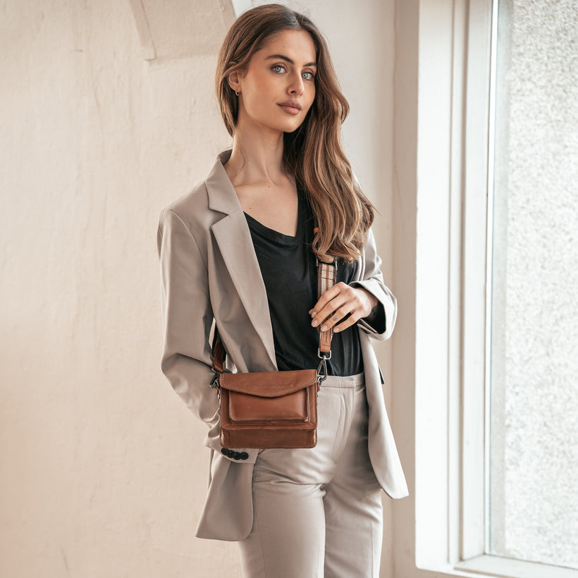 Beige Shoulder Strap for Kvinner