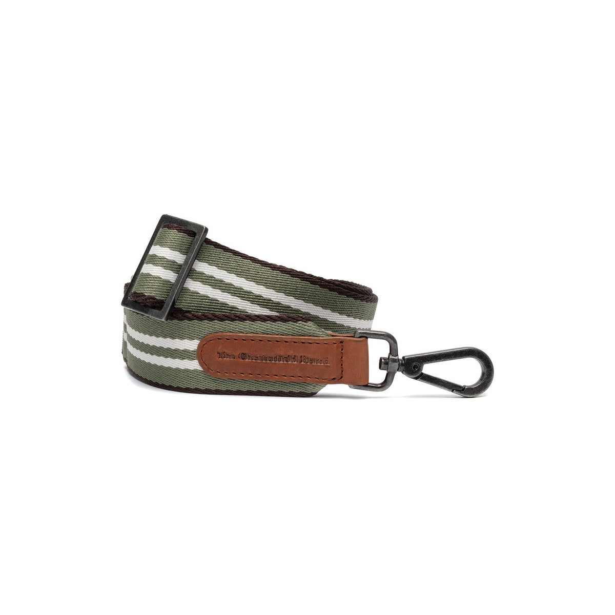 Green Shoulder Strap for Kvinner in Green 100% Full-Grain Leather - Front Profile View &amp; Tailored Silhouette | Buy Online